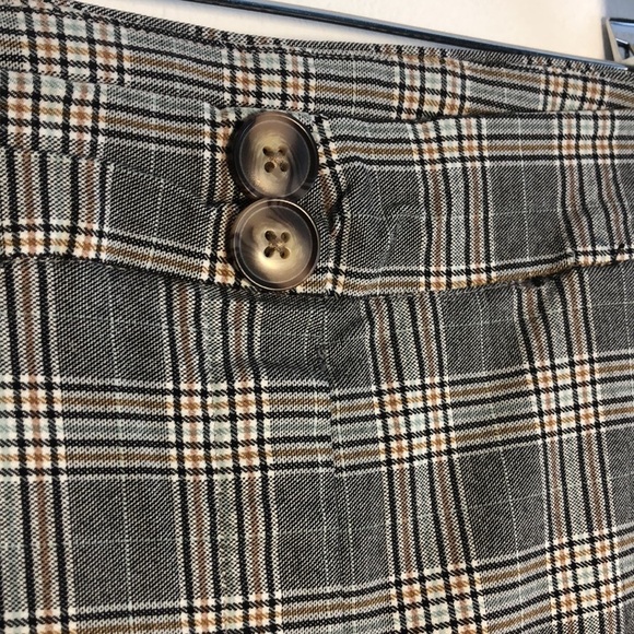 Jules & Leopold Womens Size Large Trousers Work Pants Plaid Stretchy Brown - Picture 3 of 7